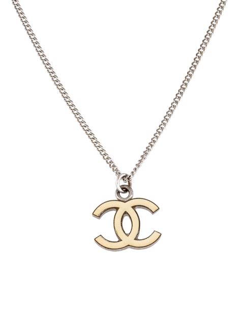 chanel kette cc silber|Necklaces .